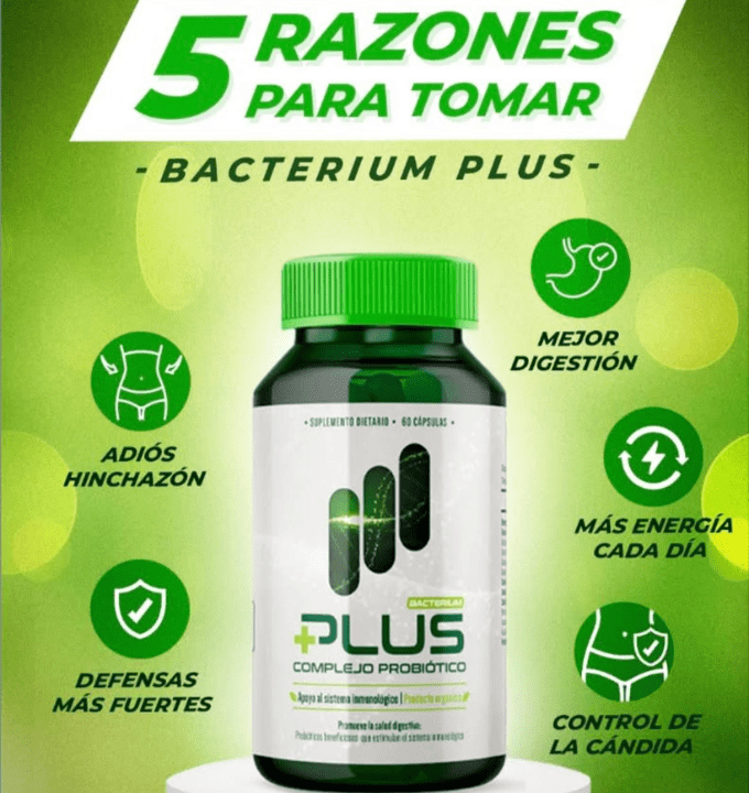 Bacterium Plus Complejo Probiótico