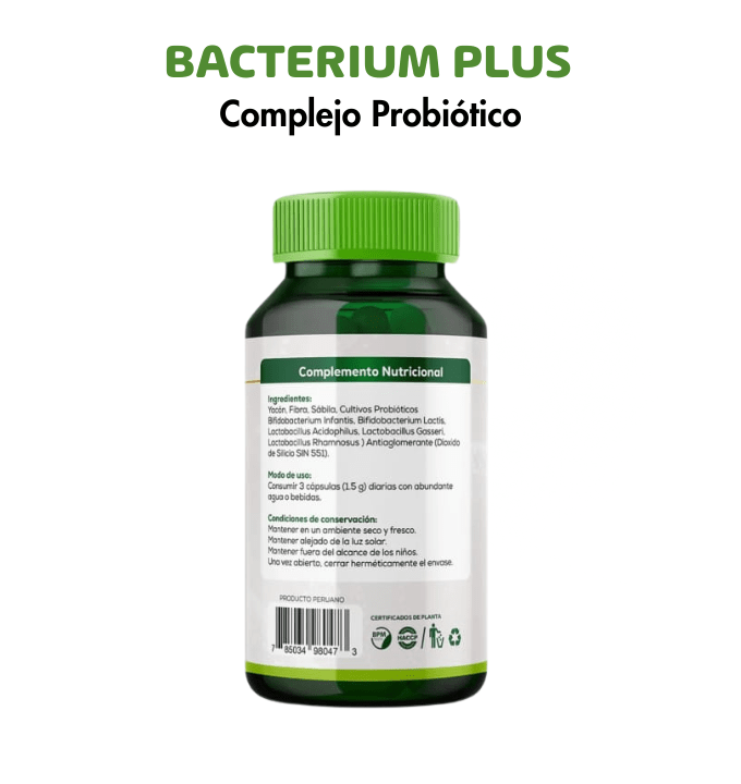 Bacterium Plus Complejo Probiótico
