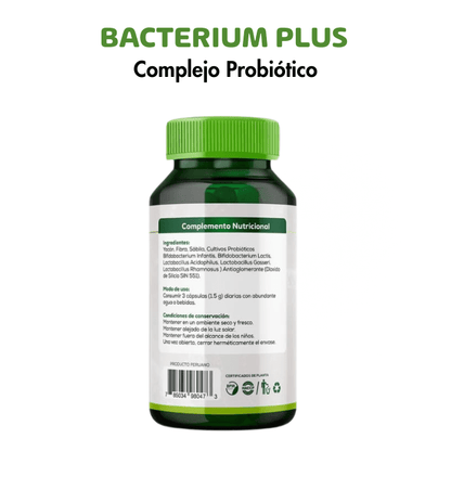 Bacterium Plus Complejo Probiótico